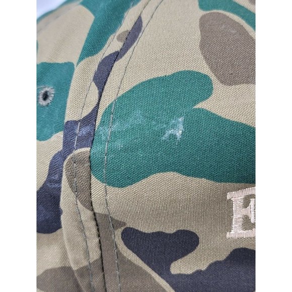 Vtg Young'an Eagle USA AirFreight Embroidered Green Camo Snapback Trucker Hat - Picture 9 of 10